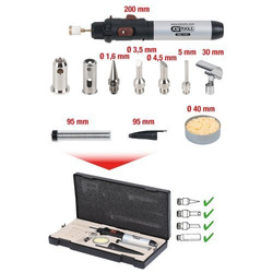 Mikro zestaw lutowniczy piezo 11 cz. KS Tools