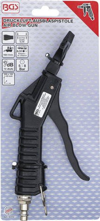 Pistolet do przedmuchiwania z płaską dyszą