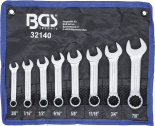 Zestaw kluczy płasko-oczkowych 3/8"-7/8" BGS Technic