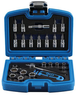 Zestaw kluczy nasadowych | napęd 6,3 mm (1/4") | 24 szt.