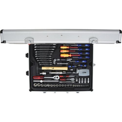 Zestaw narzędzi w walizce 1/4"+ 1/2" 135 szt.. KS Tools