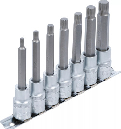 Zestaw nasadek 1/2" długich gniazdo wielokątne XZN M5 - M14