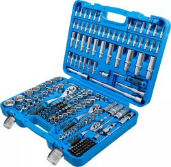 Zestaw kluczy nasadowych Gear Lock 1/4" 3/8" 1/2" 192 sztuki