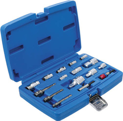 Zestaw adapterów do bitów i kluczy nasadowych 16 sztuk