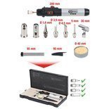 Mikro zestaw lutowniczy piezo 11 cz. KS Tools