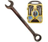 Zestaw kluczy płasko-oczkowych z grzechotką 7 szt. BGS Technic