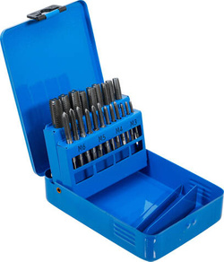 Zestaw gwintowników M3 - M12 21 sztuk