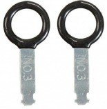 Wyjmaki do radia VW 2 szt. KS Tools