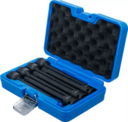 Zestaw imbusów udarowych 150mm 1/2" sześciokątne 5-14 mm