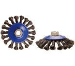 Szczotka czołowo boczna pleciona 115mm M14x2 BGS Technic