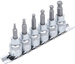 Zestaw nasadek 3/8" gniazdo sześciokątne z głowicą kulkową 3 - 8 mm 6 szt.