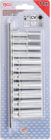 Zestaw nasadek sześciokątnych głębokich 1/4" calowe