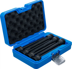 Zestaw imbusów udarowych 150mm 1/2" sześciokątne 5-14 mm