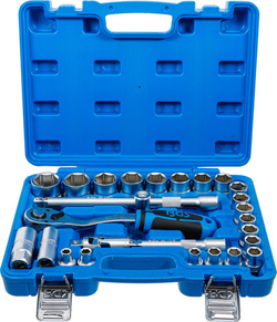 Zestaw kluczy nasadowych calowych 1/2" calowe 27 sztuk