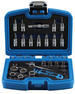 Zestaw kluczy nasadowych | napęd 6,3 mm (1/4") | 24 szt.
