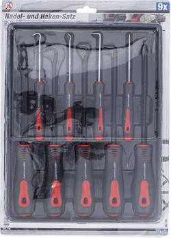 Zestaw igieł i haków 9 szt.