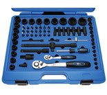 Zestaw kluczy nasadowych 1/2"+1/4" 69 cz. wzmocniony BGS Technic