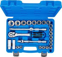 Zestaw kluczy nasadowych calowych 1/2" calowe 27 sztuk