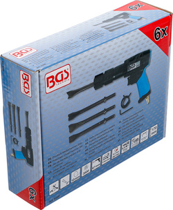 Młotek pneumatyczny 10 mm zestaw 7 szt. BGS Technic