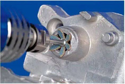 Gwiazdki ścierne POLISTAR Ø20 mm A80 do szlifowania otworów i rur