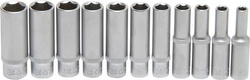 Zestaw nasadek sześciokątnych głębokich 1/4" calowe