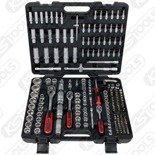 Zestaw kluczy nasadowych 195 elementów KS Tools 917.0795