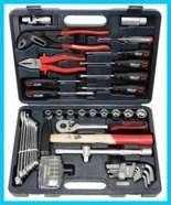 Zestaw kluczy nasadowych 1 / 4 "+1 / 2", 105 części