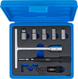 Zestaw frezów do gniazd wtryskiwaczy 9 szt. BGS Technic