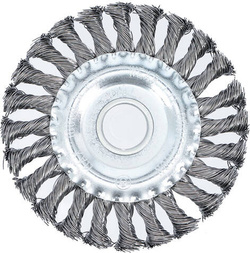 Szczotka boczna 125mm pleciona BGS Technic