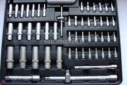 Zestaw kluczy nasadowych 195 elementów KS Tools 917.0795