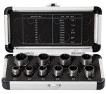 Zestaw nasadek do uszkodzonych śrub gwintów 3/8" 10 szt. BGS Technic