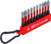  Zestaw bitów skrętnych 1/4" PH2 Torx 10 szt.