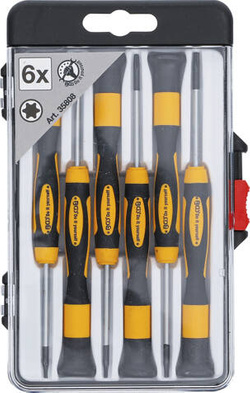 Zestaw wkrętaków precyzyjnych profil T (do Torx) 6 szt.