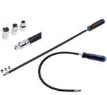 Wkrętak giętki 4-kt 1/4" 500mm długi BGS Technic