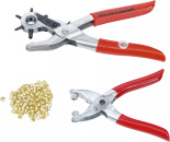 Zestaw obrotowe szczypce do dziurkowania i do zatrzasków