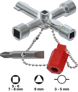 Uniwersalny klucz do szafy sterowniczej