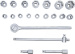 Zestaw kluczy nasadowych 3/4" 19 - 50 mm 20 szt.