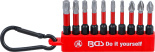 Zestaw bitów skrętnych 1/4" PH2 Torx 10 szt.