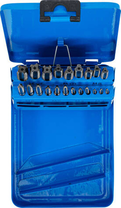 Zestaw gwintowników M3 - M12 21 sztuk