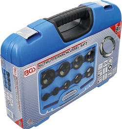 Zestaw nasadek do nakrętek łożysk typ KM4-KM12 BGS Technic