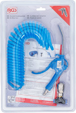 Pistolet do przedmuchiwania z wężem i trójnikiem