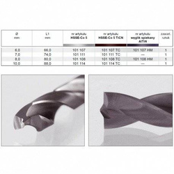 Wiertło do zgrzewów spawów HSS Co 6 mm Fast Cut Ruko
