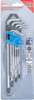 Zestaw kluczy Torx długich z otworem T10 - T50 9 szt.