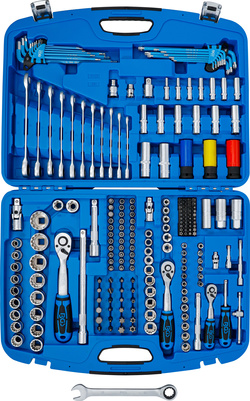 Zestaw kluczy nasadowych Gear Lock 218 sztuk