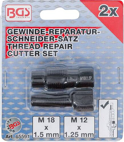 Zestaw do naprawy gwintów sond lambda M18 x 1,5 mm M12 x 1,25 mm