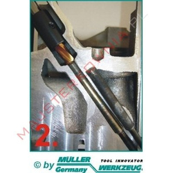 Zestaw do wykręcania złamanych świec żarowych M10x1,0 Muller Werkzeug