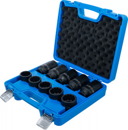 Zestaw nasadek udarowych dwunastokątne 1/2" 32 - 36 mm 10 szt.