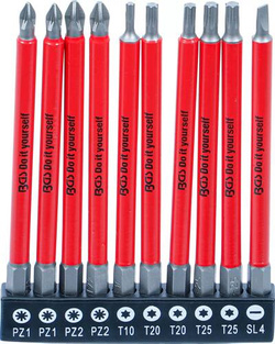 Zestaw bitów magnetycznych długich 110mm 10 szt.