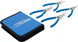 Zestaw szczypiec do pierścieni Seegera 175 mm 4 szt. BGS Technic