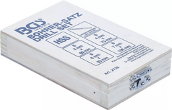 Wiertła lewe HSS 4 szt. 3-7 mm zestaw BGS Technic